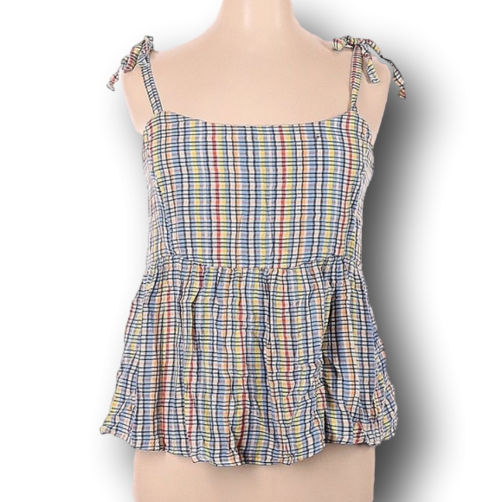 Sleeveless Peplum Blouse